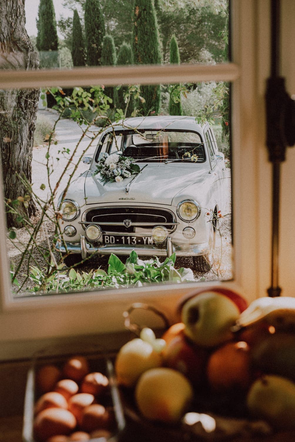 Détails intérieurs d’époque de la voiture de collection
